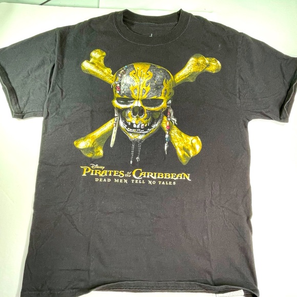 Disney Other - Pirates of the Caribbean Disney World Mens Size Medium Black Tee Shirt